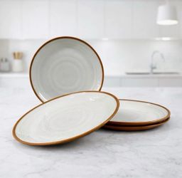 International Tableworks Terranova 3118 Dinner Plates Set of 4 11-1/8” China