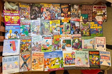 All these comics and graphic novels