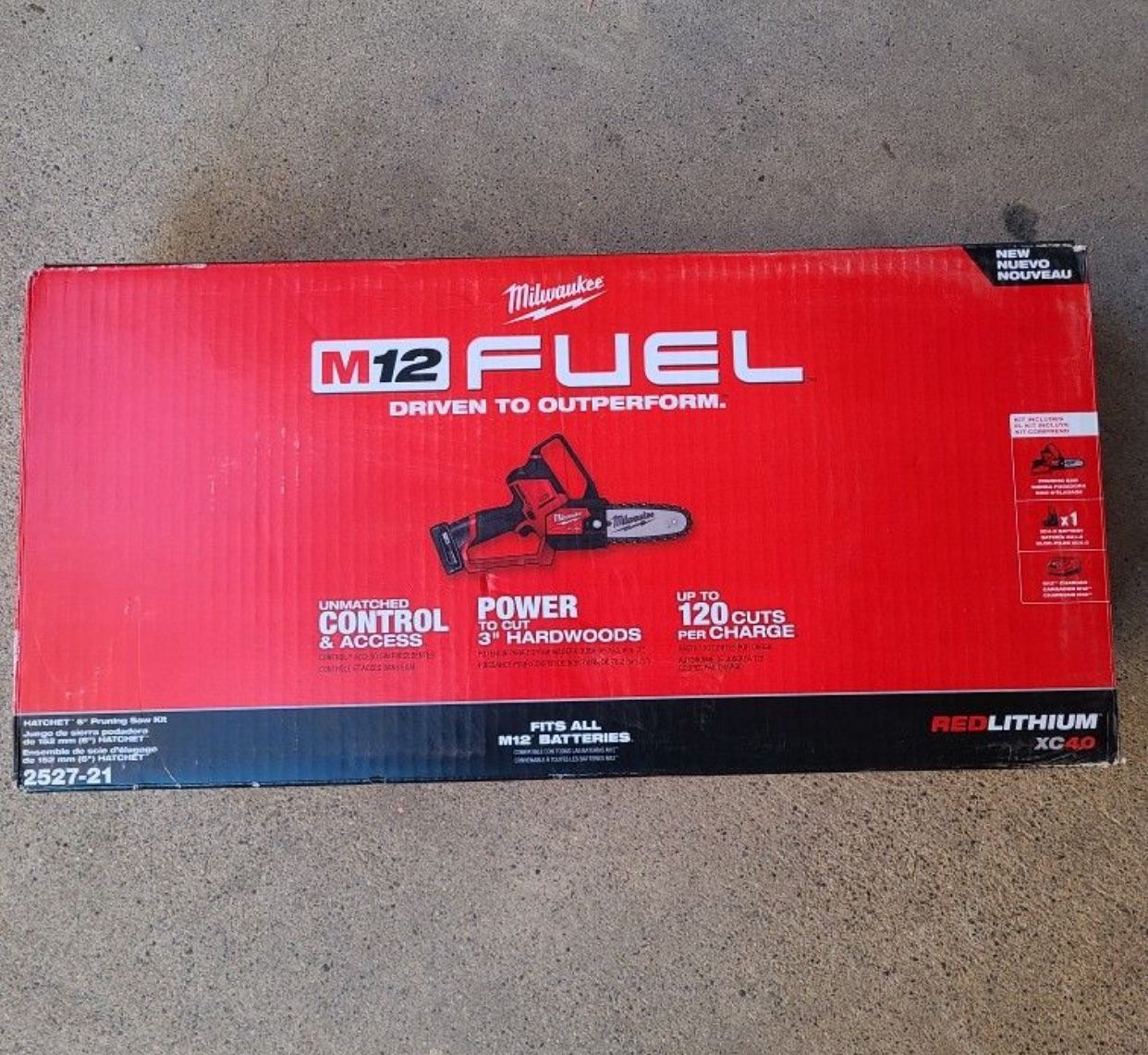 Milwaukee New Kit Hatchet M12 Fuel Brushless 