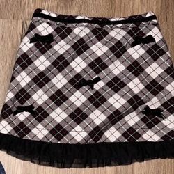 Black and White Skirt for girls - 4T