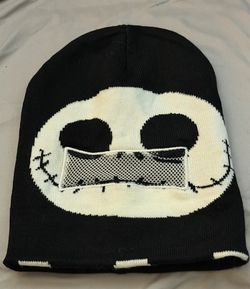 Jack Skellington Knit Beanie Hat