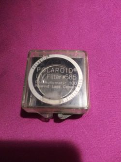 Polaroid Uv Filter #585 For Automátic 100 Polaroid Land Camera
