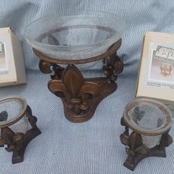 Glass Candle Holders With Stands