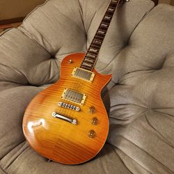 Ltd C-256 Cherry Sunburst Solid Body Electric Guitar