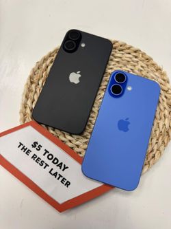Apple iPhone 16 - Pay $5 DOWN AVAILABLE - NO CREDIT NEEDED