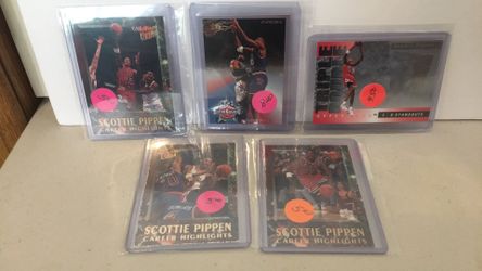 Five Scotty Pippen cards