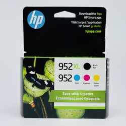 Genuine HP 952XL | 952 Printer Ink Cartridge Combo Color Pack Expires June 2026