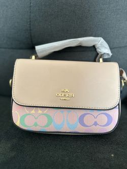 Coach New York Black Leather Shoulder Bag