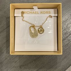 🔶MICHAEL KORS Gold-Tone Necklace 