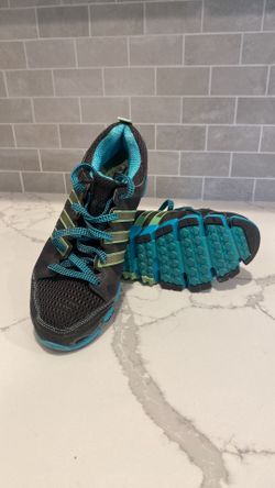 Adidas Climacool Women's 6.5 Running Shoes Gray Blue Neon Green G49540 No  box Great condition for Sale in Spring Valley, CA - OfferUp
