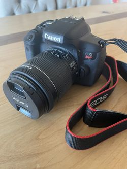 Canon Rebel T6i - With 18-55mm Zoom lens