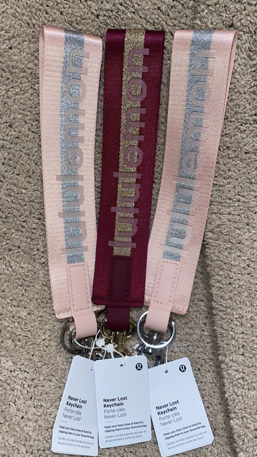 Lululemon Keychain
