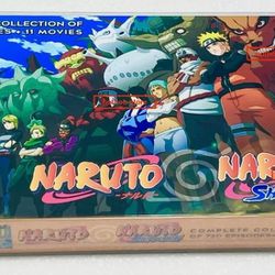 Naruto Complete Series 720 Episodes + 11 Movies Brand New