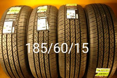 185/60/15 For Sale 4 New Tires We Service Motorcycle Tires