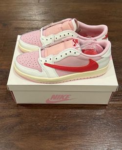 Nike Jordan 1 Low Travis Scott Tropical Pink Shoes Size 6 Men + More