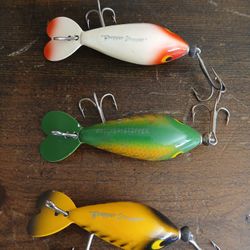 Vintage Whooper Stooper Fishing Lure 3 Lot