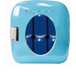 Frigidaire Portable Retro 12-Can Mini Cooler, EFMIS462, Blue