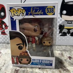 Aladdin Of Agrabah With Abu  Disney Funko Pop