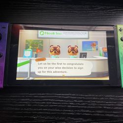 Nintendo Switch V2 + Animal Crossing: New Horizon