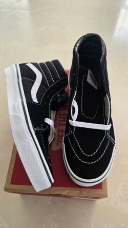 Vans Sk8-Hi Black White Size 3Y