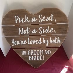 Pick A Seat Wood Wall Decor 