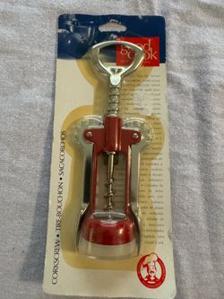 Good Cook red corkscrew with bottle opener #cork #wine New
