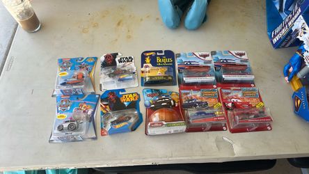 Toy cars, hot wheels, Disney Star Wars