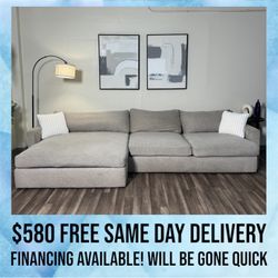 FREE DELIVERY Oversized L Sectional Couch
