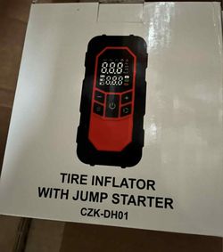 Jump Starter With Tire Inflator 