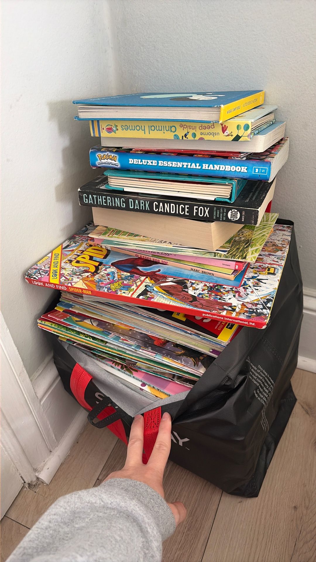Bag Full Of Kids Books & Highlight Activity/learning Books.