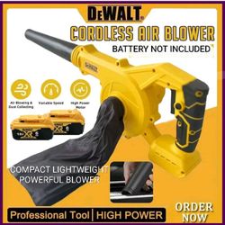SALE. TOOL ONLY. DEWALT COMPACT LIGHTWEIGHT POWERFUL AIR BLOWER. 20 VOLTS 