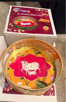 Pichwai Tray- Decorative Tray