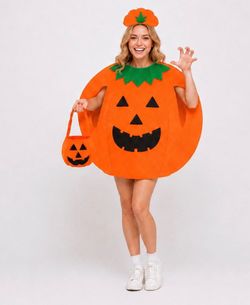 Halloween Pumpkin costume One size fits all