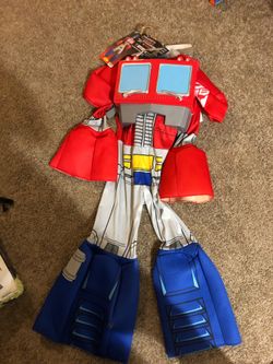 Transformer Halloween Costume Boys Size Medium (8-10)