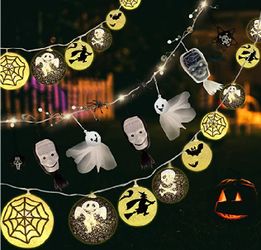 New! Battery operated Halloween string lights