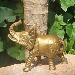 Brass Elephant Figurine 