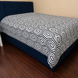 Queen Bed Frame / Blue