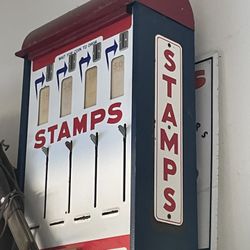 Antique USPS Stamp Vending Machine 
