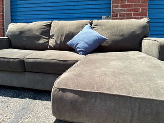 Couch with ottoman chase