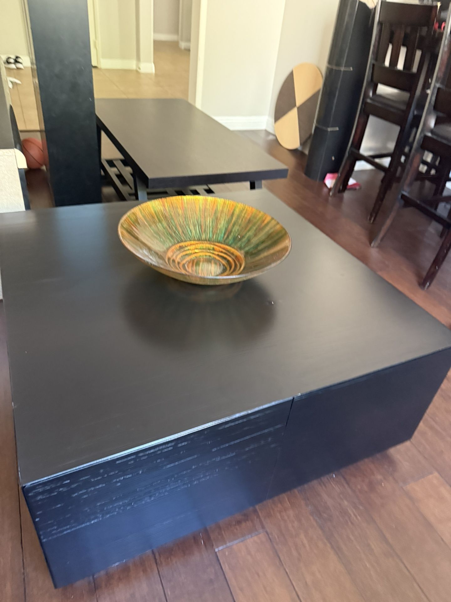 black wood Coffee Table