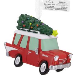 Hallmark Red 57 Chevy Nomad Christmas Ornament