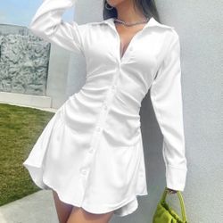 White Shirt Dress