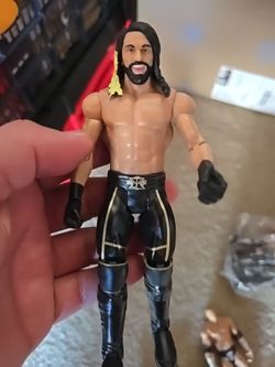 WWE Wrestling Mattel Basic Series 63 Seth Rollins Figure 2012 DJR36 Black Pants