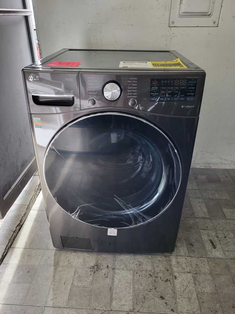 New LG ThinQ Front Load Washer 5.0 Cubic Feet