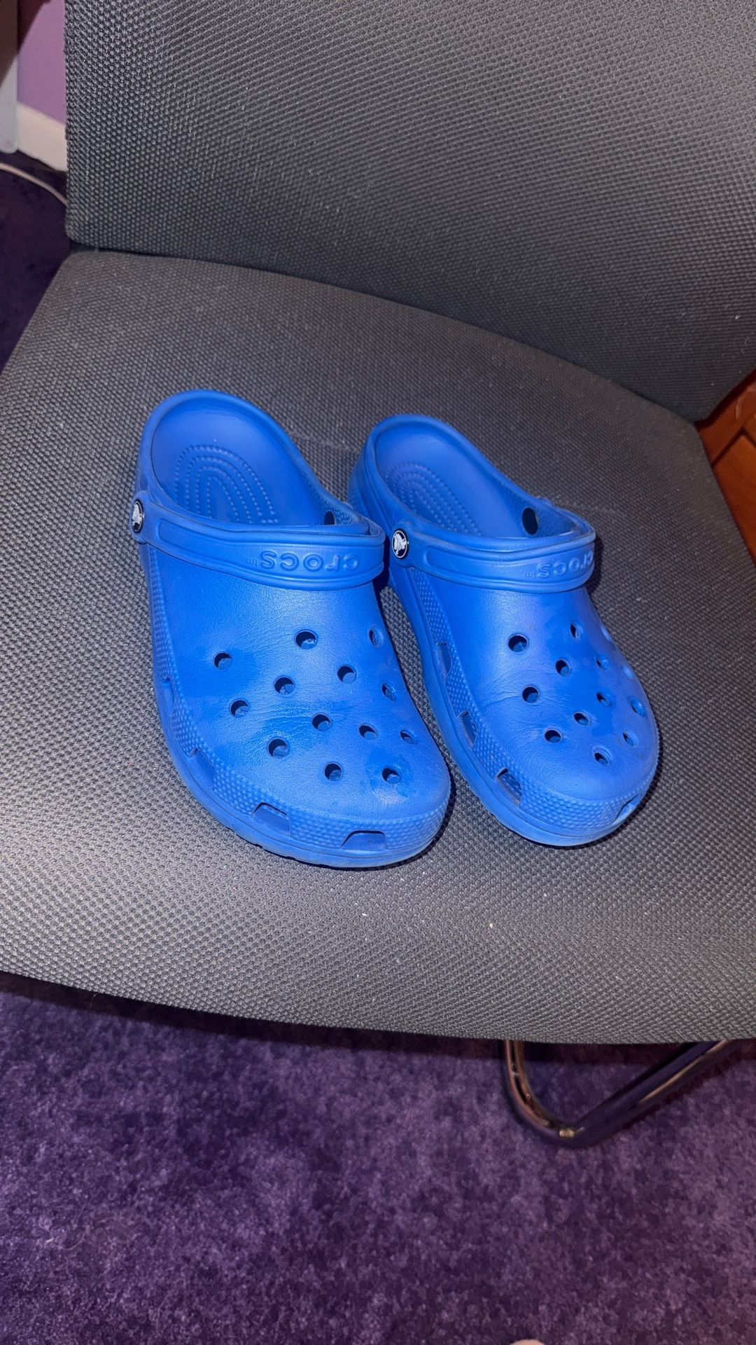 Blue Crocs Size $20