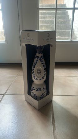 Empty Clase Azul Reposado Bottle with Bell Top & Original Case