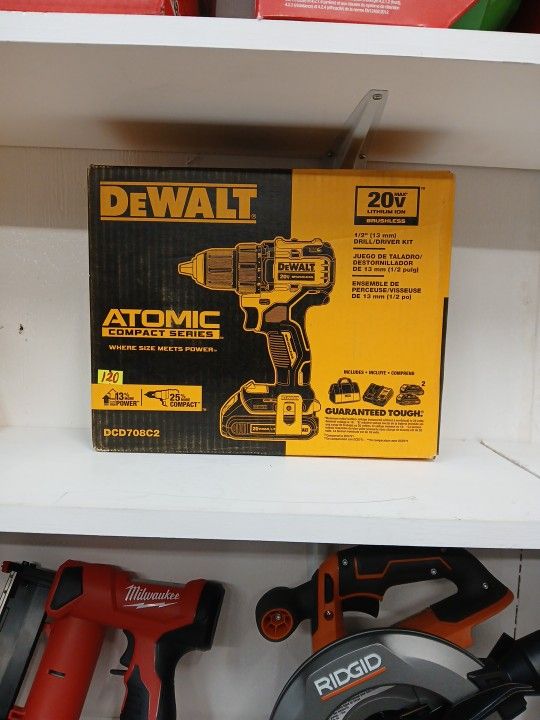 Dewalt New Atomic Brushless 1/2 Drill Driver