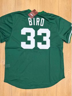 Larry Bird Boston Celtics warm up jersey