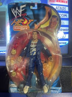 Kurt Angle Wwf Wwe Action Figure Signed (autographed)!