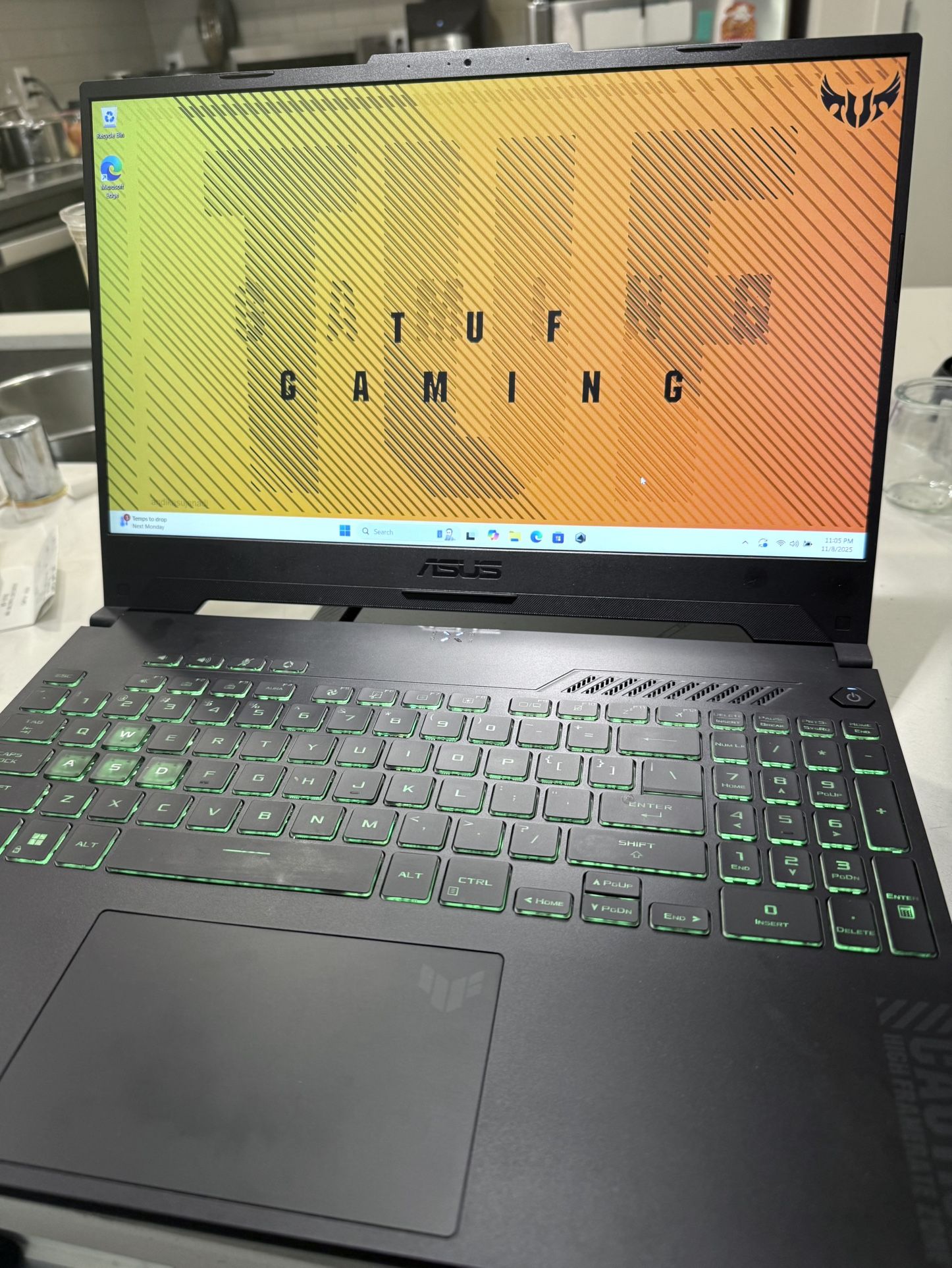 ASUS TUF Gaming Laptop — Ryzen 9 7940HS / RTX 4070 / 32GB RAM / 1TB SSD / 1080p 144Hz